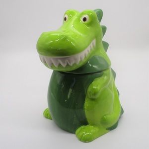Vintage Alligator Dinosaur Cookie Jar 🍪